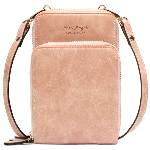 Pearl Angeli damen handy tasche RFID Schutz klein handtasche geldbörse umhängen PU leder schultertasche