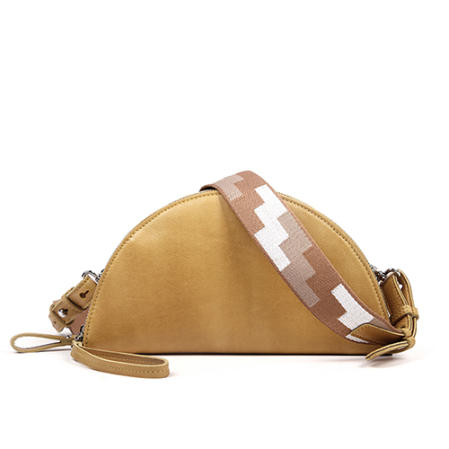 Small Crossbody Bags Leather Women’s Hobo Phone Bag Multi-Pocket Adjustable Shoulder Bag Zipper Closure