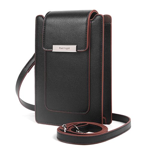 Pearl Angeli Small Crossbody Phone Bag RFID Women Wallet Cellphone Credit Card Purse with Adjustable Shoulder Strap