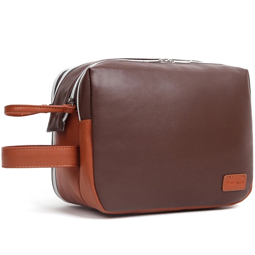 Pearl Angeli Kulturbeutel Damen Reise Kulturtasche Große Kosmetiktasche Organizer PU Leder wasserdichte