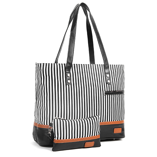 Laptop Tote Bag for Women, Water Resistant Canvas Womens Work Tote Bag, Computer bag， Large Capacity Shoulder Bag Fits 15.6 inches Laptop