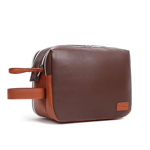 Pearl Angeli Kulturbeutel Damen Reise Kulturtasche Klein Kosmetiktasche Organizer PU Leder wasserdichte Tragbare Kosmetikbeutel Toilettenartikel Zubehör