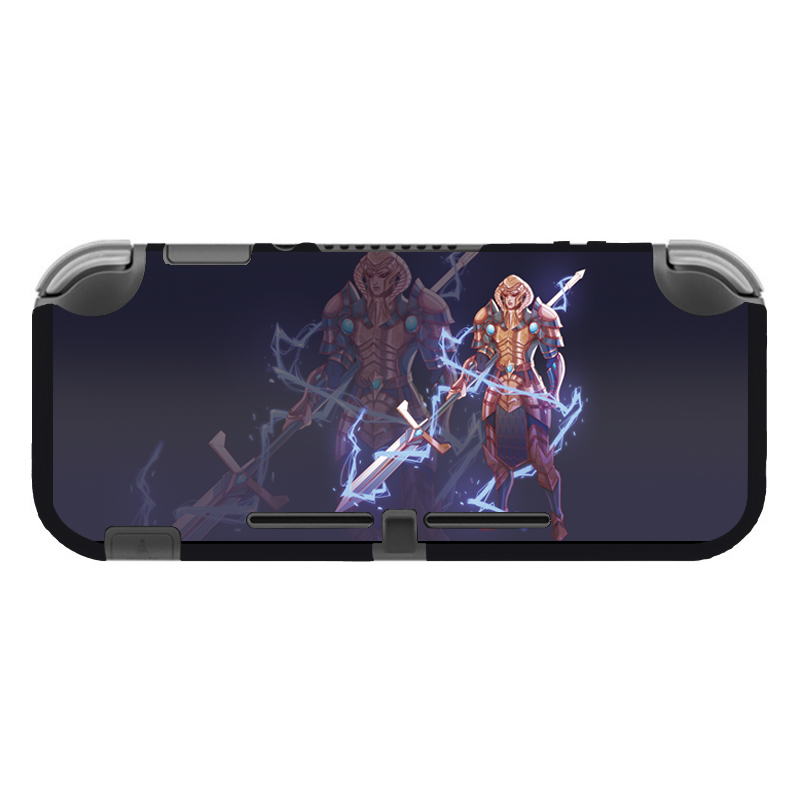 Pearl Angeli Hülle Kompatibel mit Nintendo Switch Lite, TPU Schützhülle Silikon Switch Lite Tasche rutschfest Stoßfest Ultradünn Case Zubehör für Switch Lite Konsole und Controller